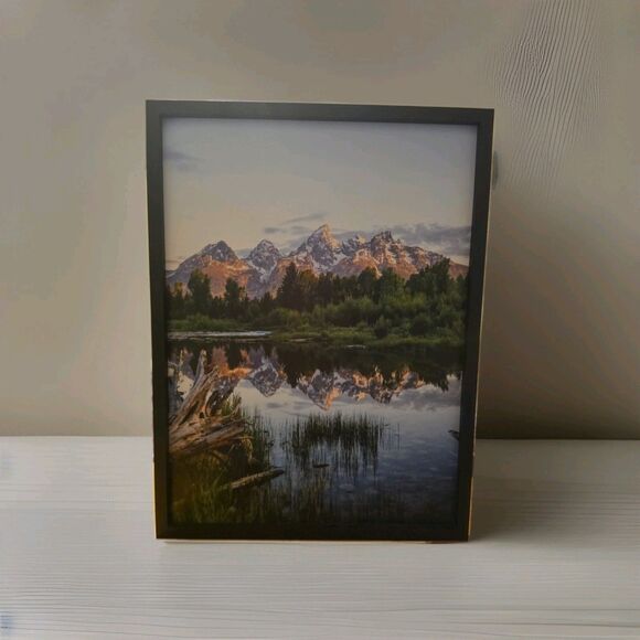 Other - Framed Picture Of The Grand Tetons Reflecting Off A Lake